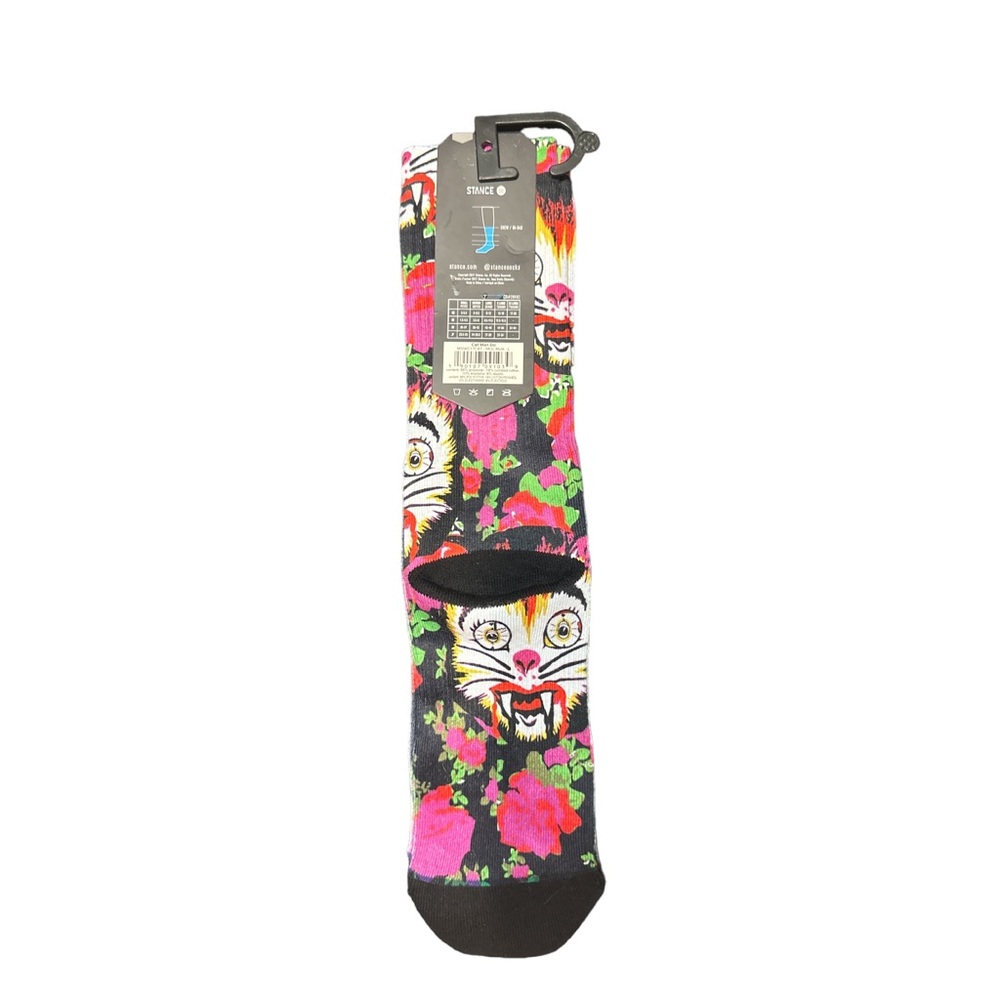Stance x Ubertine Cat Man Do Socks NWT - Picture 2 of 2
